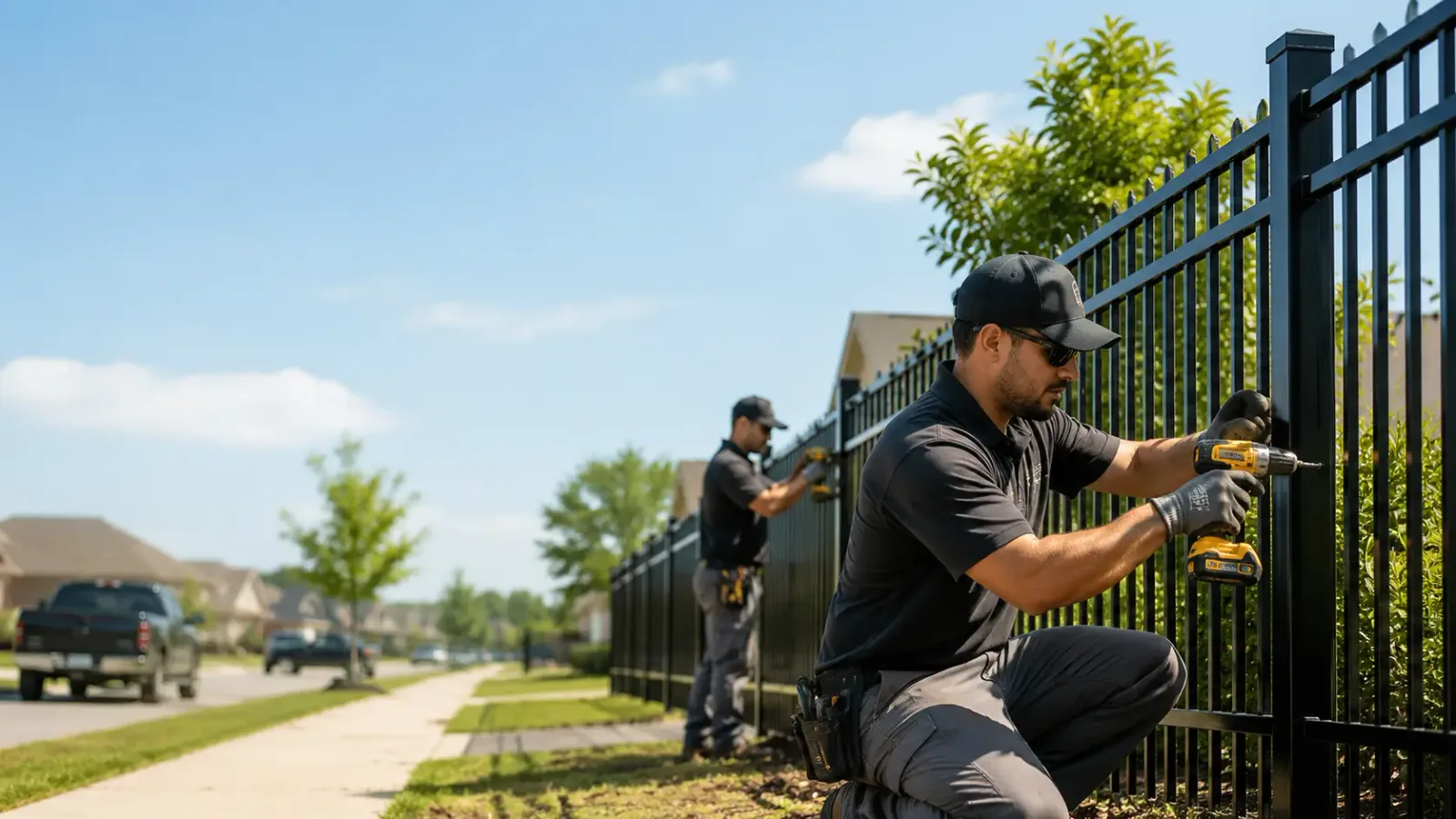 Metal Fence Installation in Middletown, IN